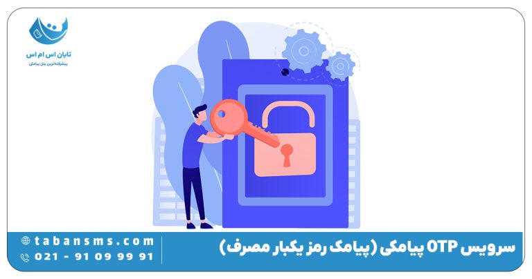سرویس OTP | وب سرویس ارسال کد تایید زیر 5 ثانیه